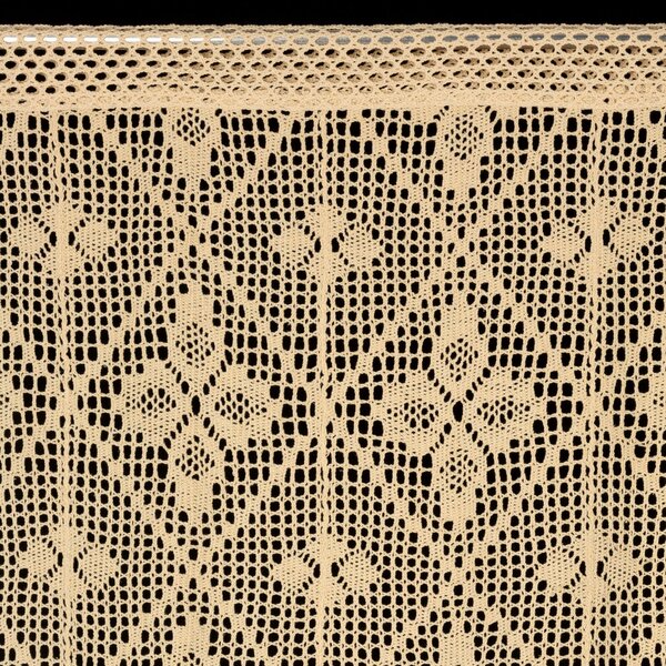 KRÁTKA ZÁCLONA NA PÁSKE MARTHA 150X30 CM SVETLOBÉŽOVÁ
