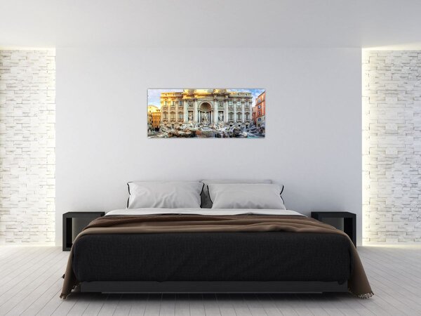 Obraz - Fontána di Trevi (120x50 cm)