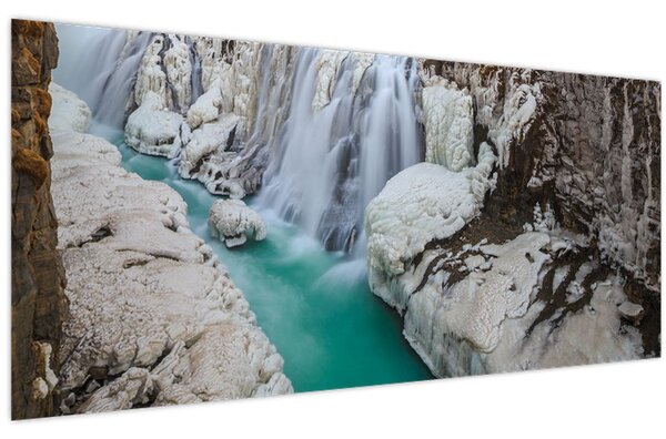 Obraz - Islandská príroda (120x50 cm)