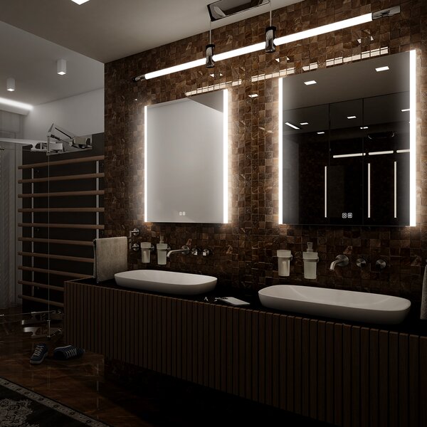Nimco LED zrkadlo 500x700 s dvoma dotykovými senzormi - ZP 11001VX