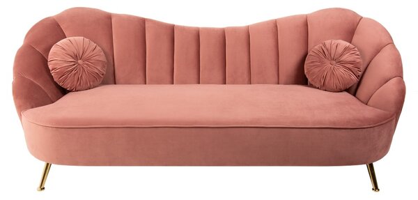 Dizajnová sedačka Adalia 220 cm staroružová