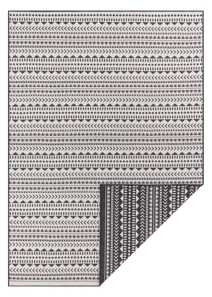 Čierno-biely vonkajší koberec Ragami Kahira, 120 x 170 cm