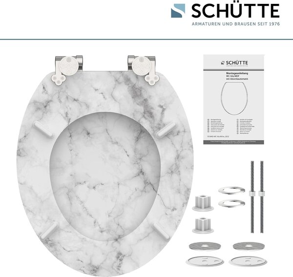 Eisl Sanitär WC sedadlo MDF Soft Close Marmor Stone 80194