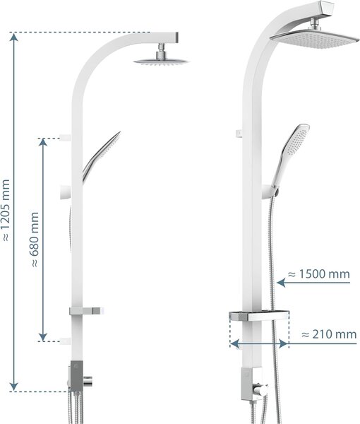 Eisl Sanitär Sprchový komplet Madagaskar 60065