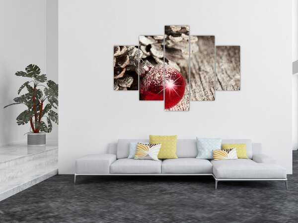 Obraz - Vianočné ozdoby (150x105 cm)