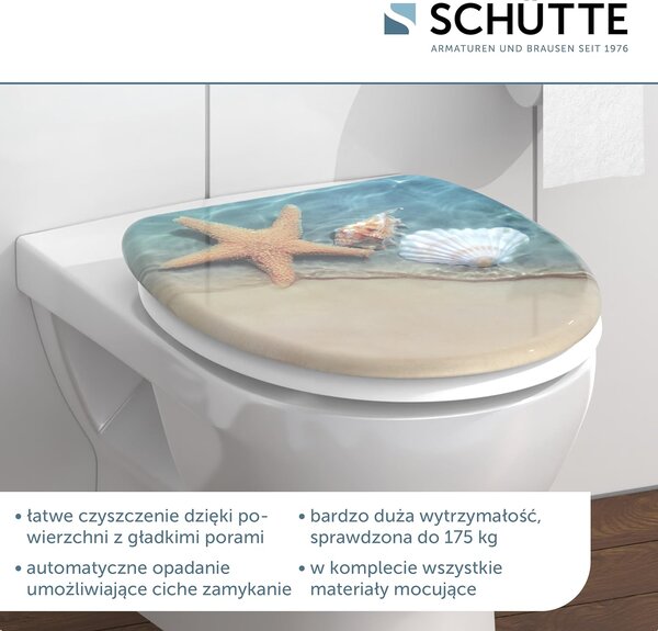 Eisl Sanitär WC sedadlo Duroplast Soft Close Beach 82196