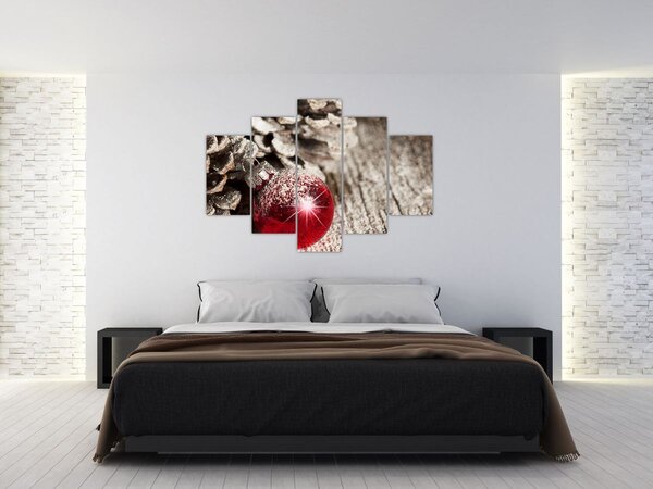 Obraz - Vianočné ozdoby (150x105 cm)
