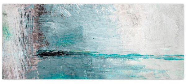 Obraz - Abstraktné olejomaľba (120x50 cm)