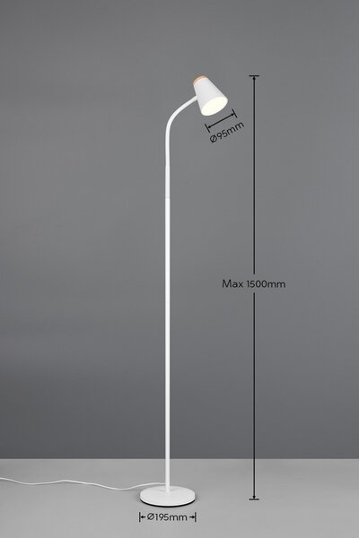Trio TR45831101 LED stojacia lampa PONGO | 4,5W integrovaný LED zdroj