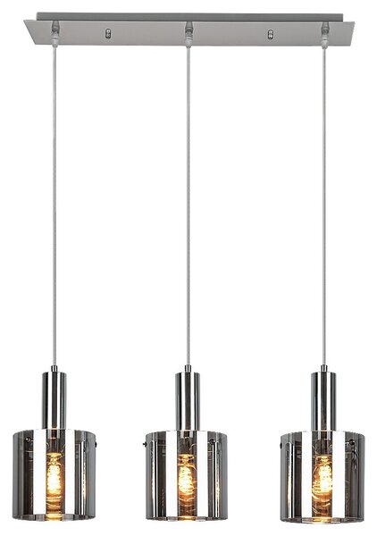 Rabalux 5250 závesné stropné svietidlo Donati 3x60W | E27 - chróm