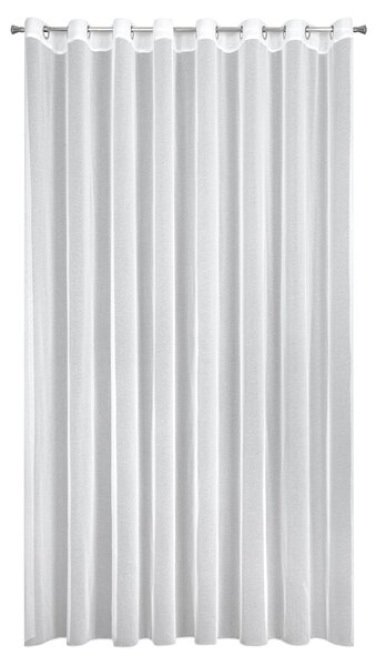 ZÁCLONA NA KRÚŽKOCH TAMINA 350X250 CM BIELA