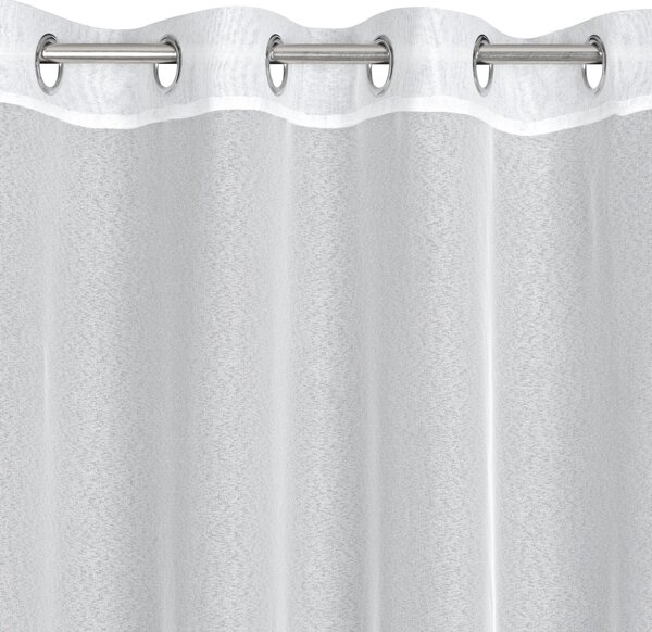 ZÁCLONA NA KRÚŽKOCH TAMINA 350X250 CM BIELA