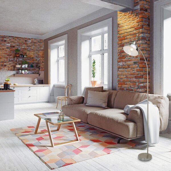 Rabalux 5241 stojacie svietidlo Daron 1x40W | E27 - chróm