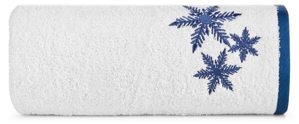 VIANOČNÝ FROTÉ UTERÁK CAROL SADA 3KS 70X140 CM BIELA