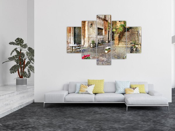 Obraz - Staré ulice Ríma (150x105 cm)