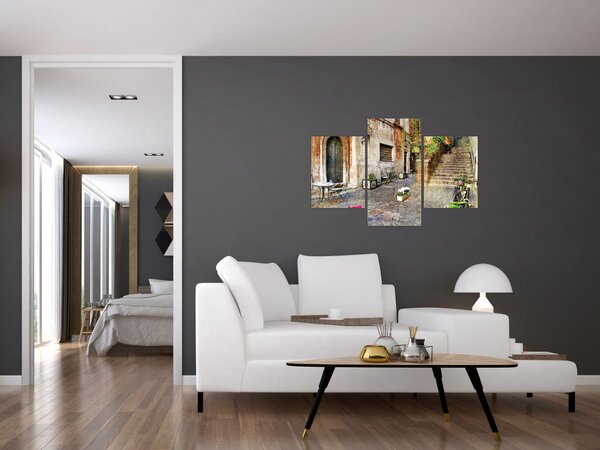 Obraz - Staré ulice Ríma (90x60 cm)