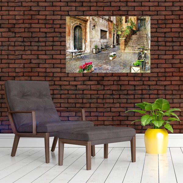 Obraz - Staré ulice Ríma (90x60 cm)