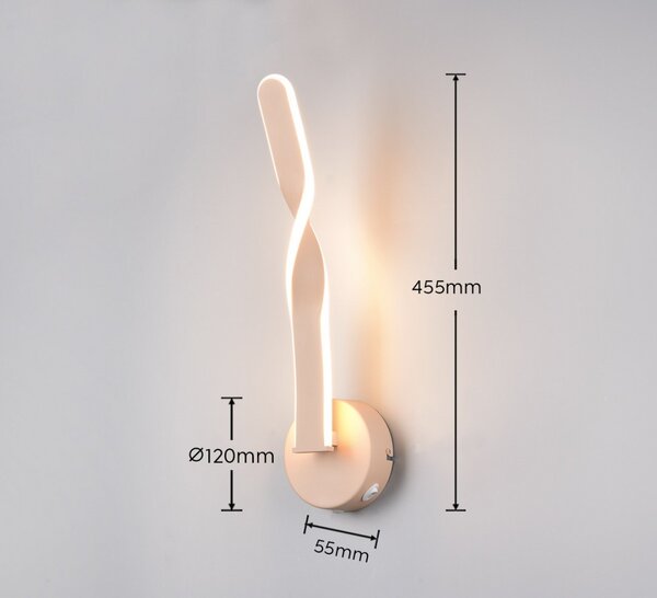 Trio TR25791766 LED nástenné svietidlo GINKO | 11W integrovaný LED zdroj