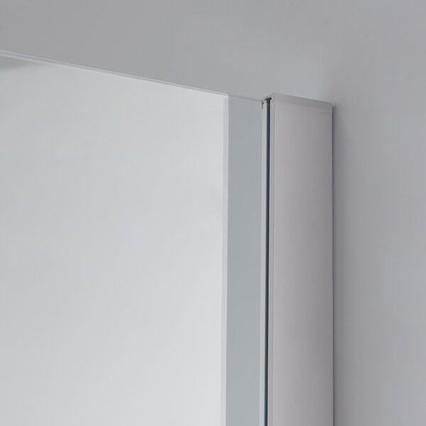 BPS-koupelny Päťuholníkový sprchový kút KZ91A WH 80x80 biela/transparent - bez vaničky