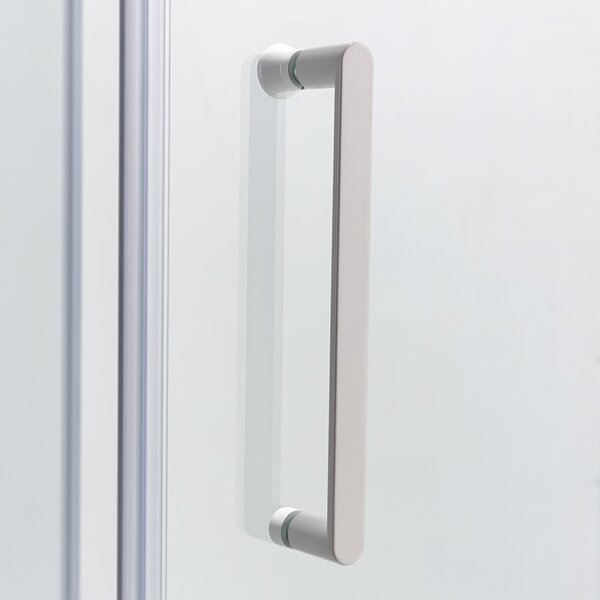 BPS-koupelny Päťuholníkový sprchový kút KZ91A WH 80x80 biela/transparent - bez vaničky