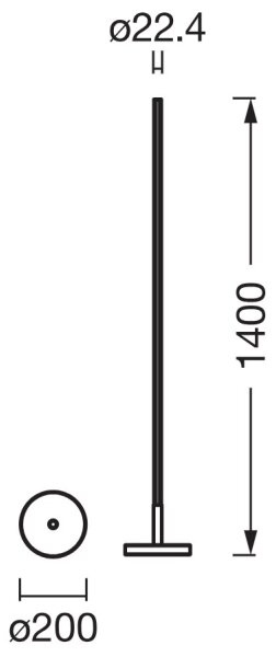Osram - LED RGBW stmievateľná stojacia lampa SMART+ MAGIC LED/11,5W/230V strieborná Wi-Fi+diaľkový ovládač