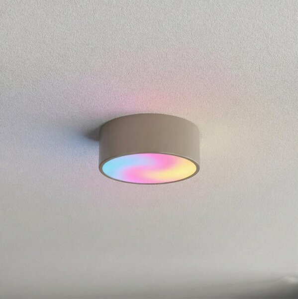 Brilagi - LED RGBW stmievateľné stropné svietidlo CLARE 1xE27/9W/230V Wi-Fi béžové