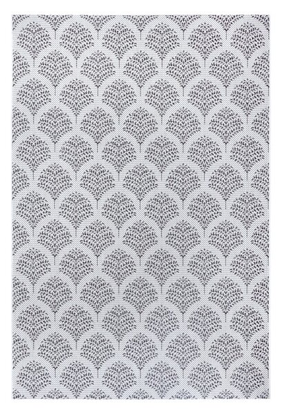 Čierno-sivý vonkajší koberec Ragami Moscow, 80 x 150 cm