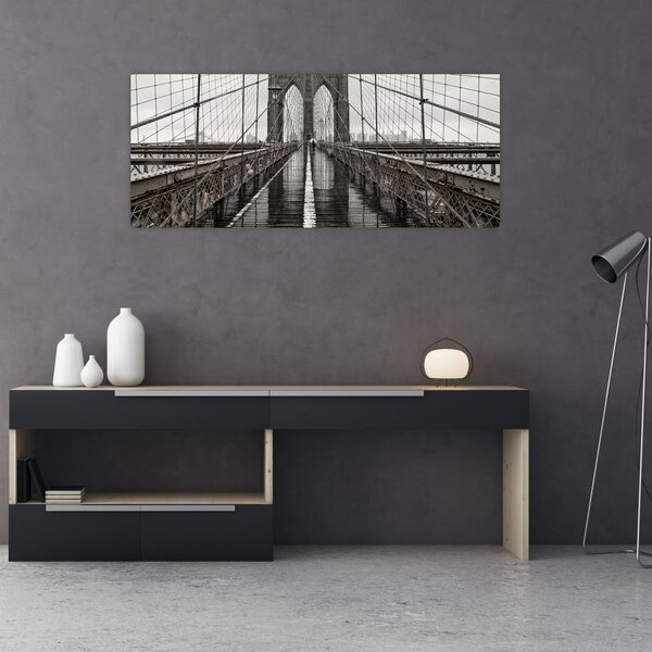Obraz - Brooklynský most (120x50 cm)