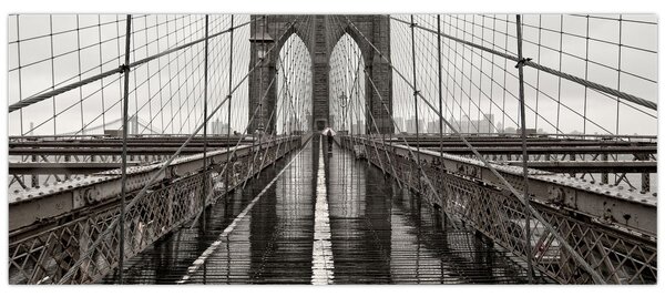 Obraz - Brooklynský most (120x50 cm)