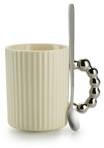 Čajový/kávový set Luca Silver Cream