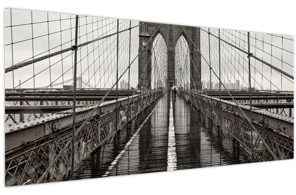 Obraz - Brooklynský most (120x50 cm)