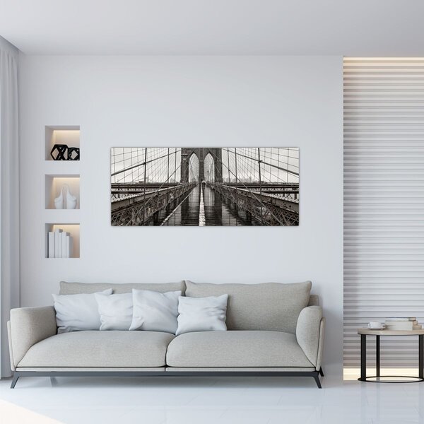 Obraz - Brooklynský most (120x50 cm)