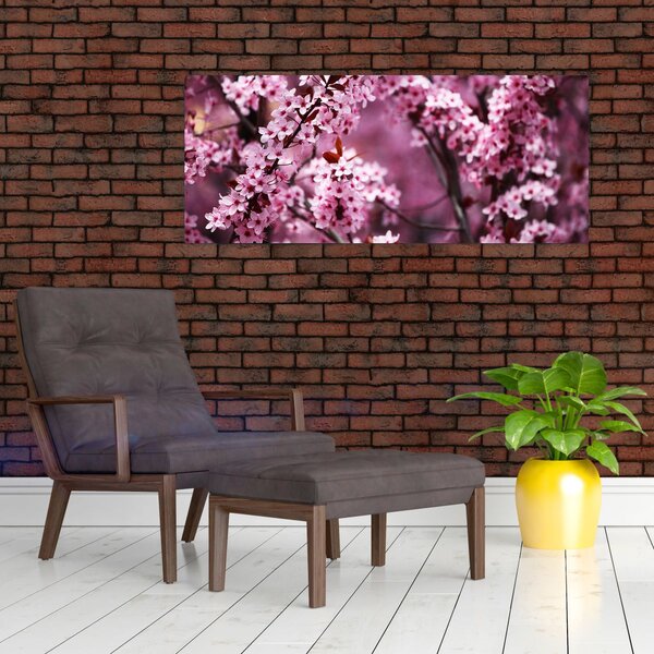 Obraz - Ružová sakura (120x50 cm)