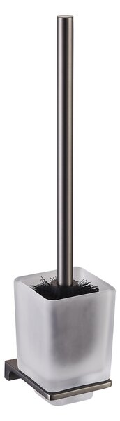 Slezák - RAV WC kefa, sklenená miska NIL - NLA0500MG, Metal Grey