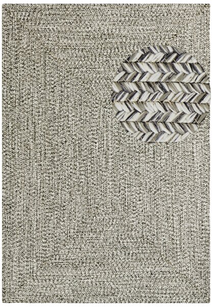 Hanse Home , Kusový koberec Braided 105552 Melange – na von aj na doma, 200x290, béžová, chodba / predsieň