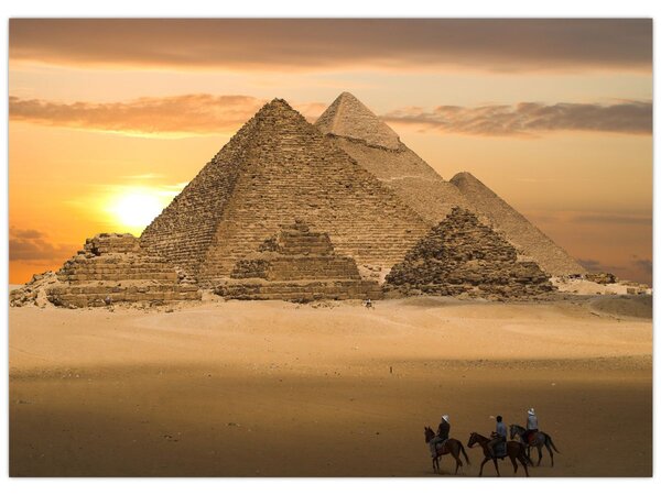 Obraz - Pyramídy (70x50 cm)
