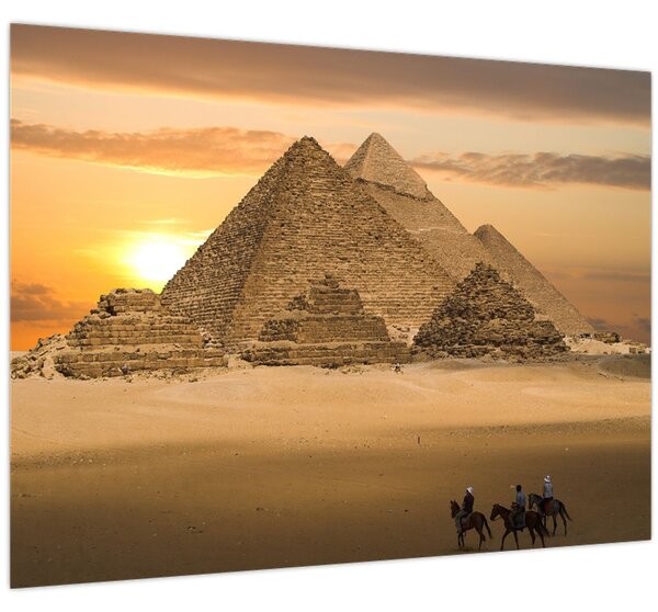 Obraz - Pyramídy (70x50 cm)
