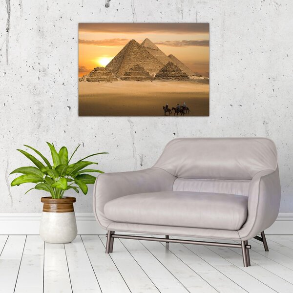 Obraz - Pyramídy (70x50 cm)