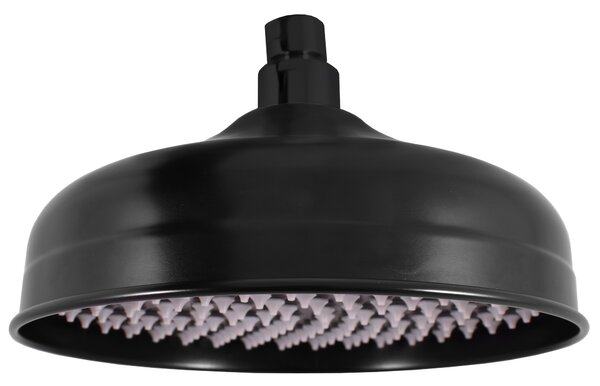 Slezák - RAV Hlavová sprcha okrúhla kovová ø 20 cm - KS0020CMAT, Čierna mat