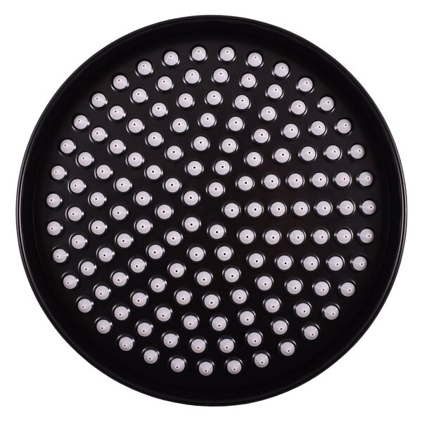 Slezák - RAV Hlavová sprcha okrúhla kovová ø 20 cm - KS0020CMAT, Čierna mat