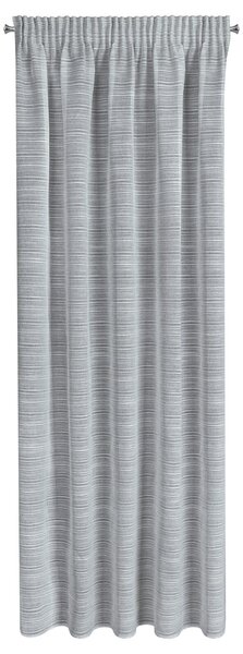 ZÁCLONA NA PÁSKE ARIA 140X300 CM SIVÁ