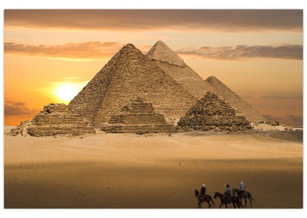 Obraz - Pyramídy (90x60 cm)