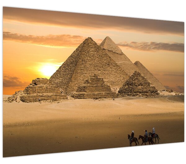 Obraz - Pyramídy (90x60 cm)