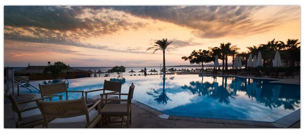 Obraz - Resort pri mori (120x50 cm)