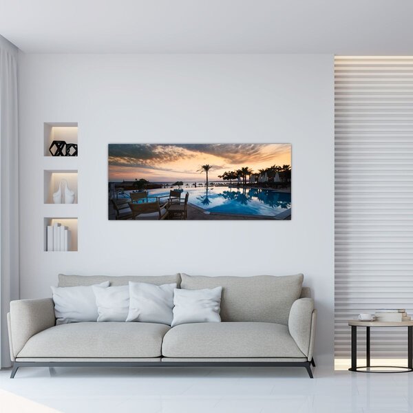 Obraz - Resort pri mori (120x50 cm)