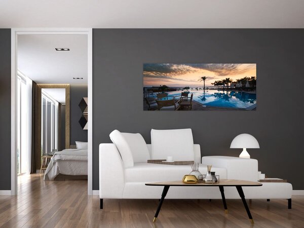 Obraz - Resort pri mori (120x50 cm)