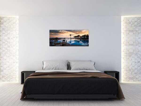 Obraz - Resort pri mori (120x50 cm)