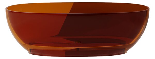 Besco Voľne stojaca vaňa zo syntetickej živice Mexa 170 Earth Rust BESCO-Typ výpuste: Click-Clack štandard, chróm