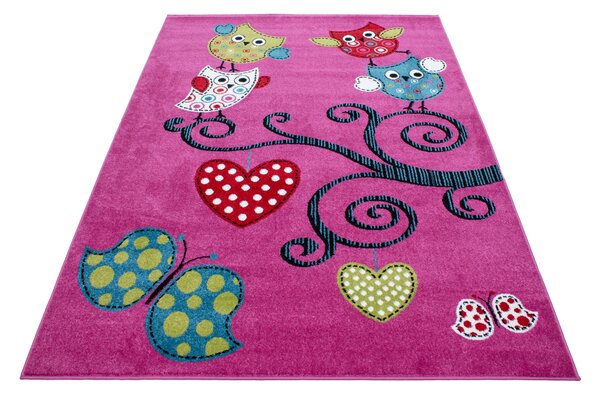 Ayyildiz, Kusový koberec Kids 420 lila, 80x150, fialová, detská izba