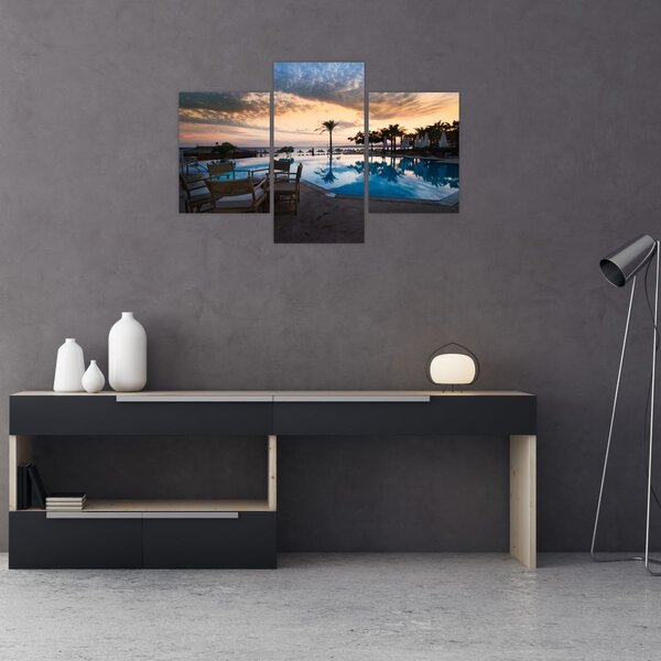 Obraz - Resort pri mori (90x60 cm)